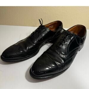 Allen Edmonds Men's Lloyd Black Oxford Wingtip Dress Shoes - Size 13